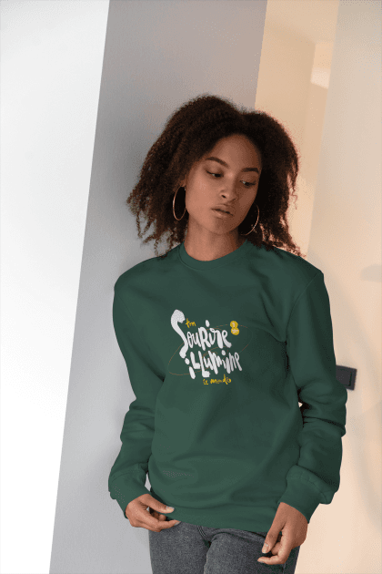 Ton Sourire Illumine ce Monde - Sweatshirt Foncé