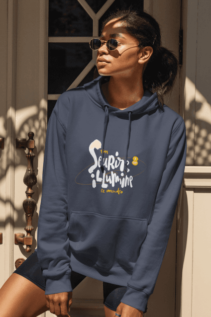 Ton Sourire Illumine ce Monde - Hoodie Foncé